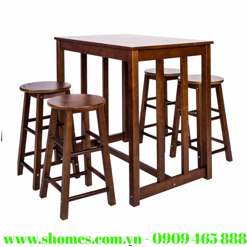 Bàn ghế gỗ cafe, bộ bàn ghế gỗ cafe 5 sản phẩm thiết kế dáng cao, địa chỉ cung cấp bàn ghế gỗ cafe tại TPHCM, bàn ghế gỗ cafe giá rẻ, công ty cung cấp bàn ghế gỗ cafe số lượng lớn tại TPHCM 