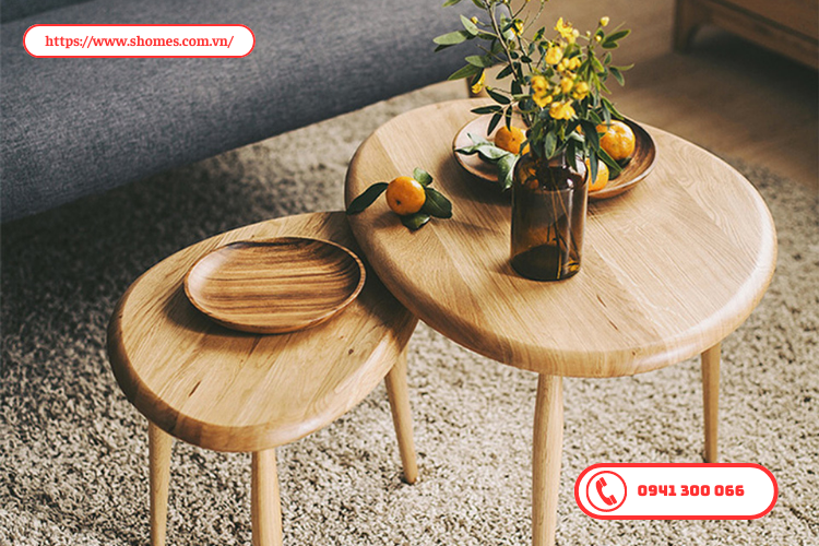 Nên lựa chọn bàn trà gỗ phù hợp với không gian sử dụng