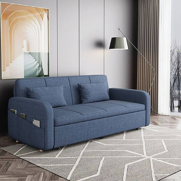Bộ sofa khung thép màu xanh biển - bộ sofa khung thép màu xanh biển Bộ sofa khung thép màu xanh biển