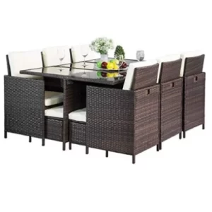 Ghế Xích Đu Giọt Nước Nhựa Giả Mây - Giá Tại Xưởng nhựa mây 6 ghế 2 1