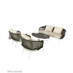 Bộ sofa khung nhôm đan lưới dệt | Shomes