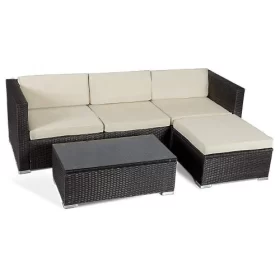 SOFA GÓC GIẢ MÂY NGOÀI TRỜI SANG TRỌNG HIỆN ĐẠI | Shomes