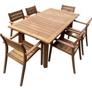 bộ bàn ghế gỗ tràm bông vàng