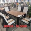 bb038 18 500k - BỘ BÀN GHẾ ĂN KHUNG NHÔM - BB038