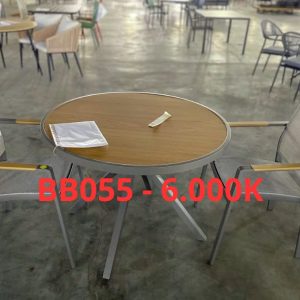 bb055 6 000k - BỘ BÀN GHẾ NGOÀI TRỜI