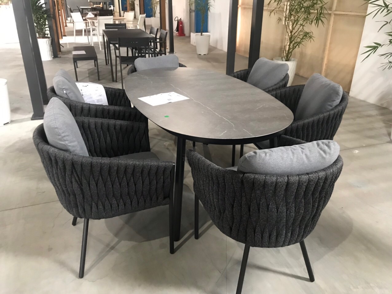 ddb005371f6b9135c87a - BỘ BÀN GHẾ 1 BÀN 6 GHẾ KHUNG SƠN TĨNH ĐIỆN