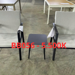 Bộ Bàn Ghế Nhôm Sơn Tĩnh Điện 1 Bàn 2 Ghế - BB056