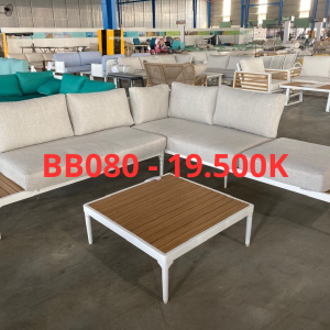 BỘ SOFA NGOÀI TRỜI KHUNG NHÔM - BB080