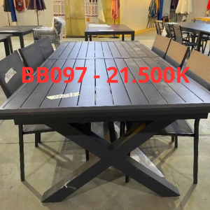 BỘ BÀN GHẾ ĂN NGOÀI TRỜI - BB097