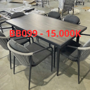 BỘ BÀN GHẾ ĂN NGOÀI TRỜI - BB099