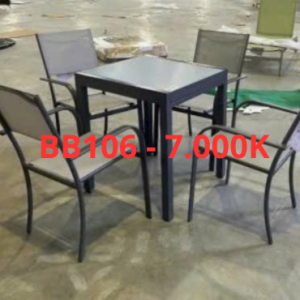 BỘ BÀN GHẾ ĂN NGOÀI TRỜI - BB106