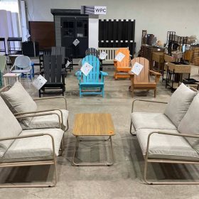 Bộ Sofa Ngoài Trời Đan Dây 4 Món