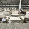 BỘ SOFA NGOÀI TRỜI NHÔM ĐAN DÂY 4 MÓN