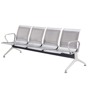 Ghế băng chờ inox 4 chỗ - góc 1