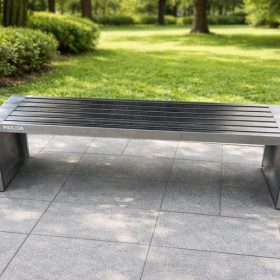 Ghế băng dài inox 1m5 - góc 1