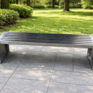 Ghế băng dài inox 1m5 - góc 1