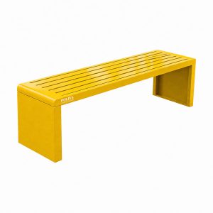 Ghế băng dài sân vườn màu vàng 1m8