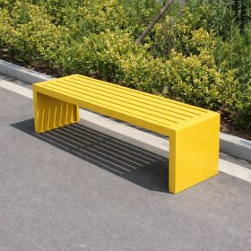 Ghế băng dài sân vườn màu vàng 1m8 - góc 1
