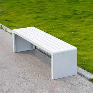 Ghế băng không tựa màu trắng dài 1m2