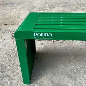 Ghế băng không tựa màu xanh dài 1m5 - góc 1