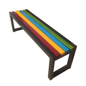 Ghế công viên không tựa gỗ nhựa 150 cm