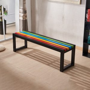 Ghế công viên không tựa gỗ nhựa 180 cm