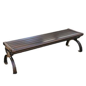 Ghế công viên nhôm đúc không tựa 180cm