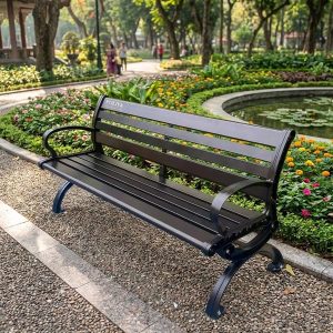 Ghế dài ngoài trời nhôm đúc 1m8