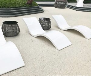 Ghế hồ bơi composite
