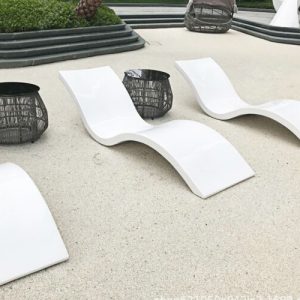 Ghế hồ bơi composite