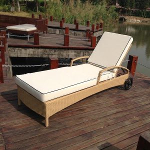 Ghế nằm bãi biển mây nhựa