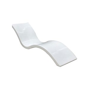 Ghế nằm bể bơi nhựa composite màu trắng