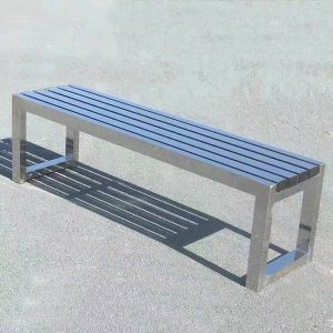 Ghế ngồi công viên inox dài 1m8