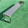 Ghế ngồi công viên inox dài 2m