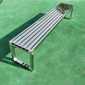 Ghế ngồi công viên inox dài 2m
