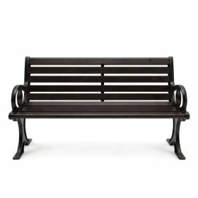Ghế nhôm đúc công viên tay ghế hình cá heo 180cm