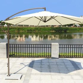 Ô dù che nắng loại tốt giá rẻ nhất lệch tâm tròn 3m - góc 1