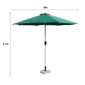Ô dù che nắng ngoài trời loại đẹp giá rẻ 2m7 - góc 1