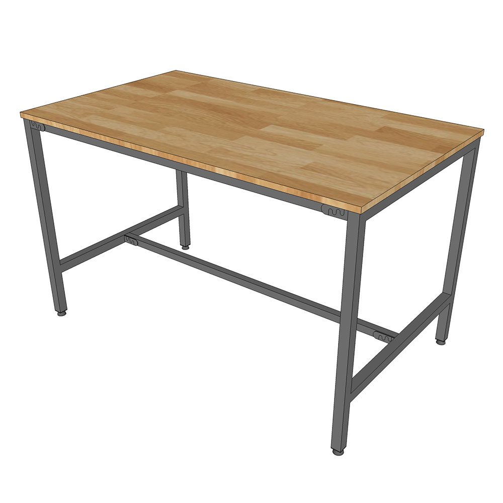Bàn ăn 120x70cm gỗ cao su chân sắt sơn tĩnh điện Bàn ăn 120x70cm gỗ cao su chân sắt sơn tĩnh điện - hình 1
