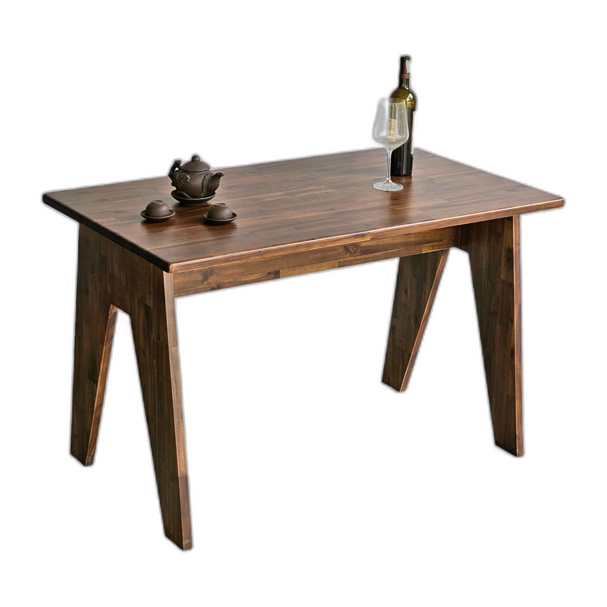 Bàn ăn 120x70cm gỗ tràm chân chữ A Bàn ăn 120x70cm gỗ tràm chân chữ A