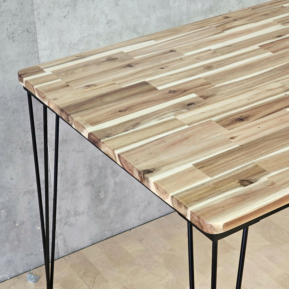 Bàn ăn 120x80cm gỗ tràm chân sắt Bàn ăn 120x80cm gỗ tràm chân sắt - hình 1