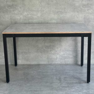 Bàn ăn 140x70cm gỗ Plywood phủ melamin chân sắt lắp ráp - hình 1
