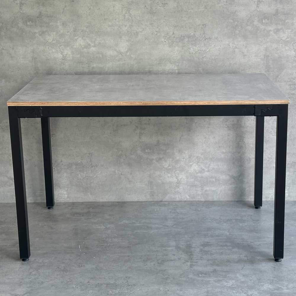 Bàn ăn 140x70cm gỗ Plywood phủ melamin chân sắt lắp ráp Bàn ăn 140x70cm gỗ Plywood phủ melamin chân sắt lắp ráp - hình 1