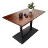 Bàn ăn 1m2 gỗ Tràm chân sắt đôi BA68147