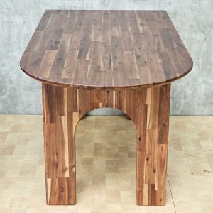 Bàn ăn áp tường 160x80cm gỗ tràm - hình 1