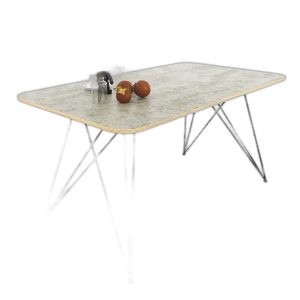 Bàn ăn ARES 02 gỗ Plywood chân sắt sơn tĩnh điện