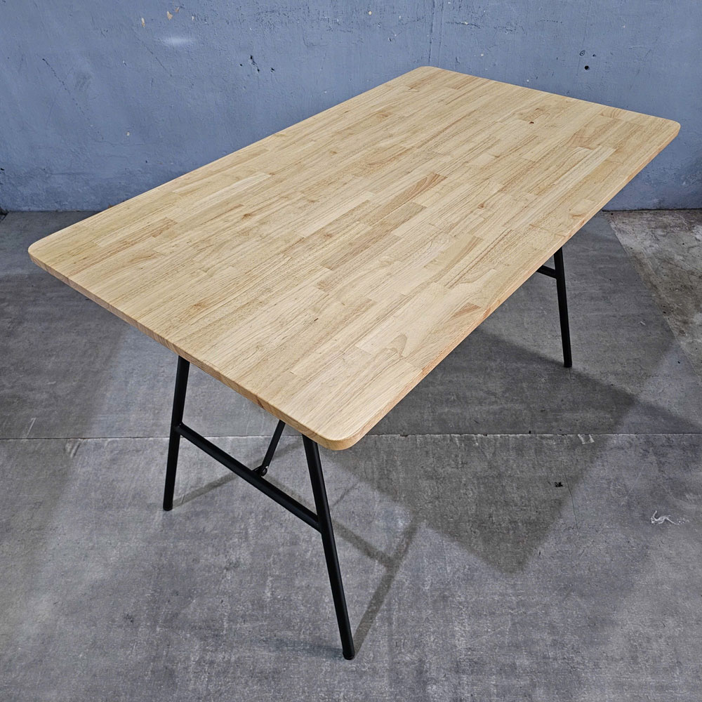 Bàn ăn Argon 120x70cm gỗ cao su Bàn ăn Argon 120x70cm gỗ cao su - hình 3