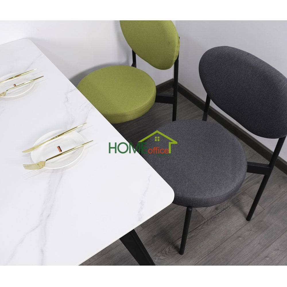 Bàn ăn Aster 120 140x80cm mặt đá chân gỗ Bàn ăn Aster 120 140x80cm mặt đá chân gỗ - hình 1
