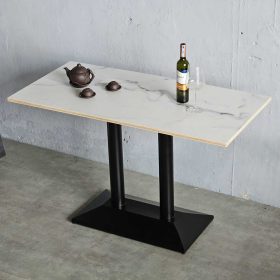 Bàn ăn chữ nhật 120x60cm gỗ plywood vân đá - hình 1