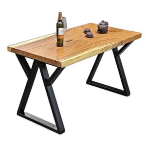Bàn ăn chữ nhật 120x65cm gỗ me tây